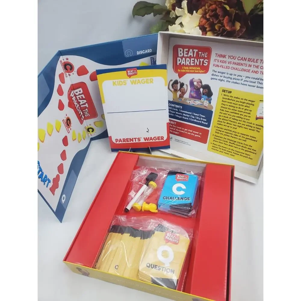 Beat the Parents A Family Showdown Board Game Boardgame Kids 2021